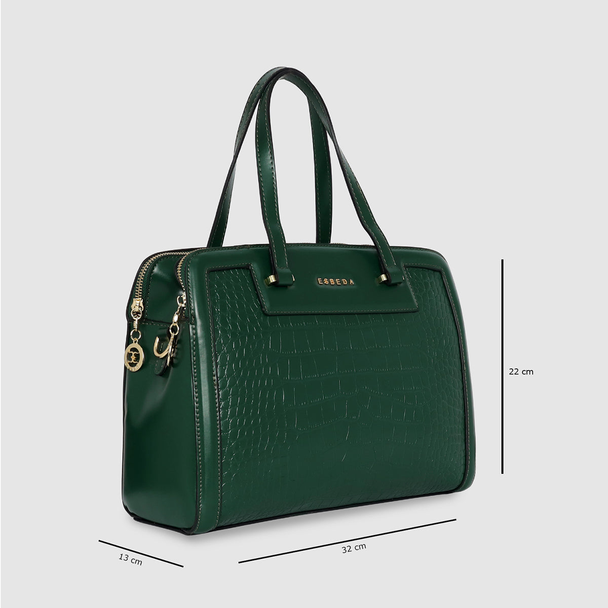 Luxe Alligator Style Satchel