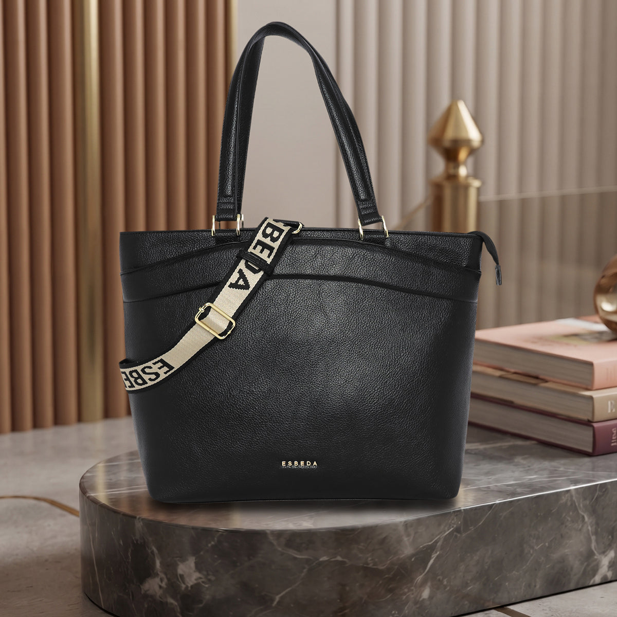 Metro Curved Front Pocket Tote Bag