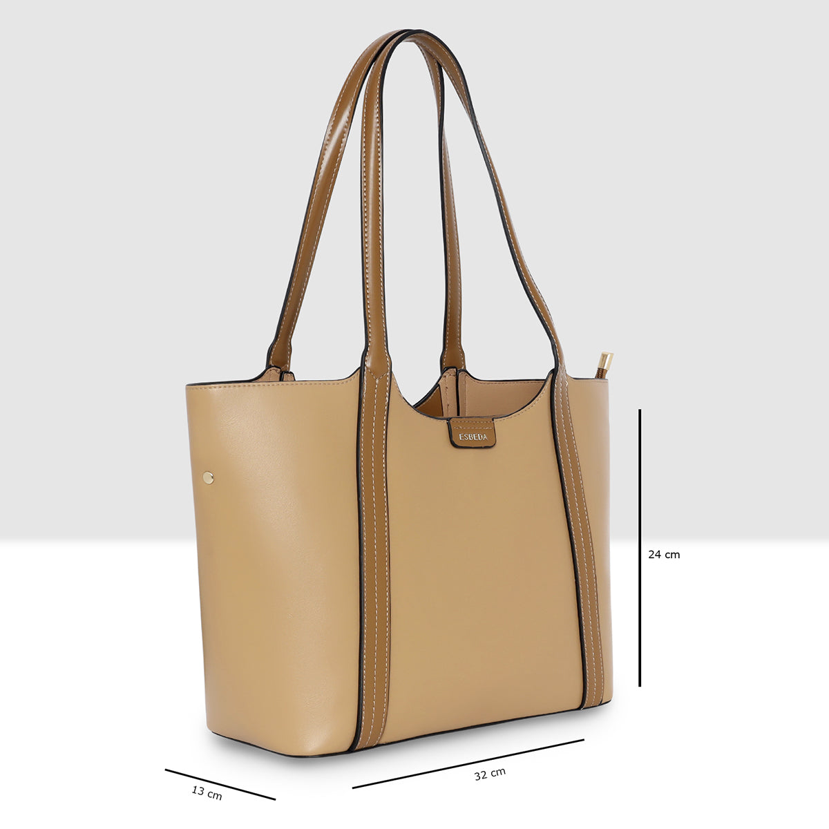 Executive-Dual-Tone-Shoulder-Tote