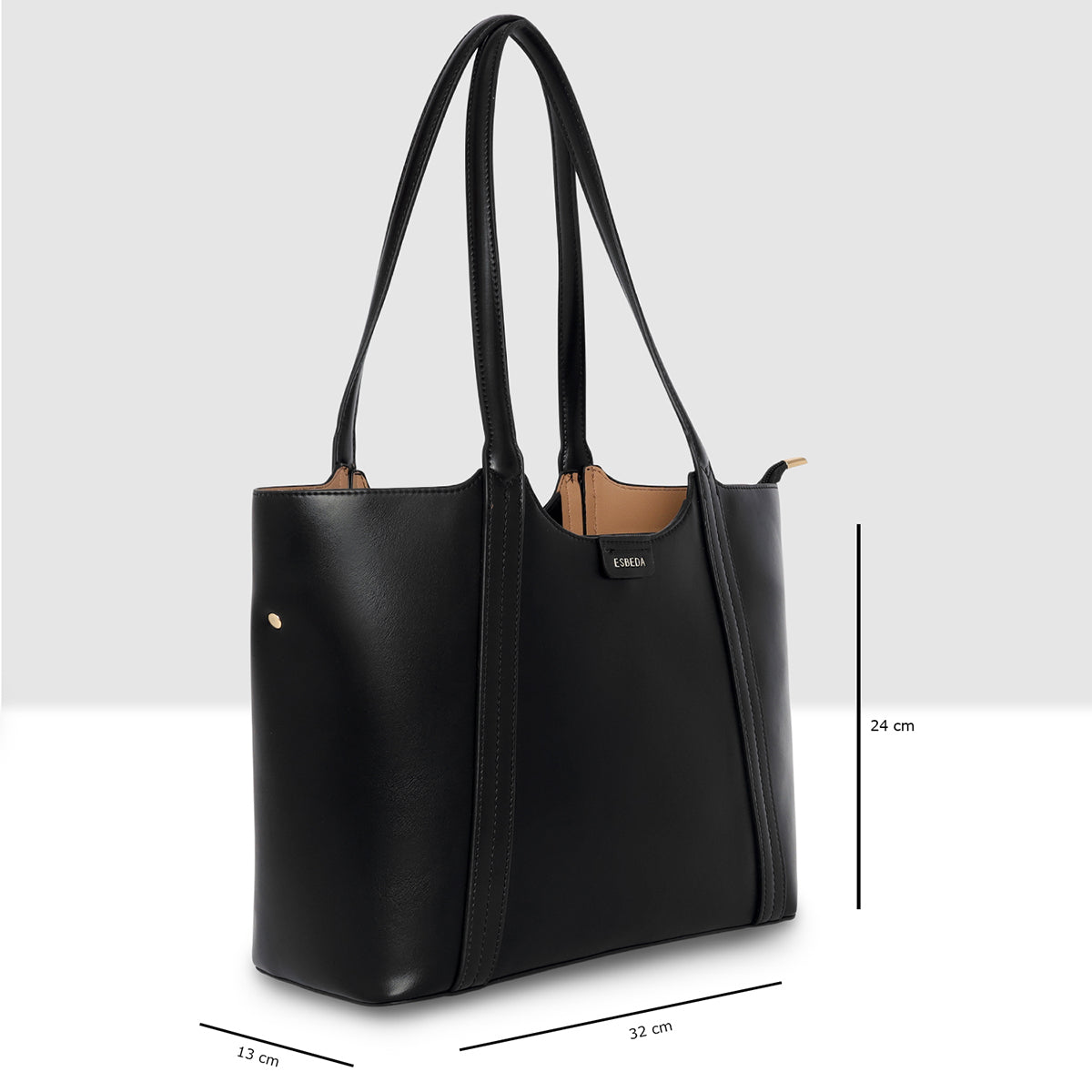 Executive-Dual-Tone-Shoulder-Tote