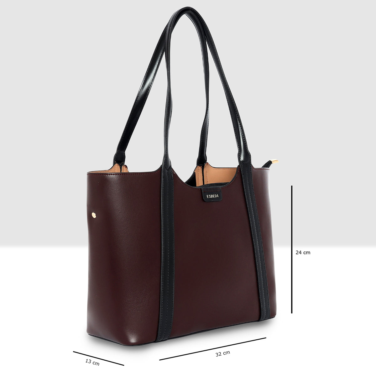 Executive-Dual-Tone-Shoulder-Tote