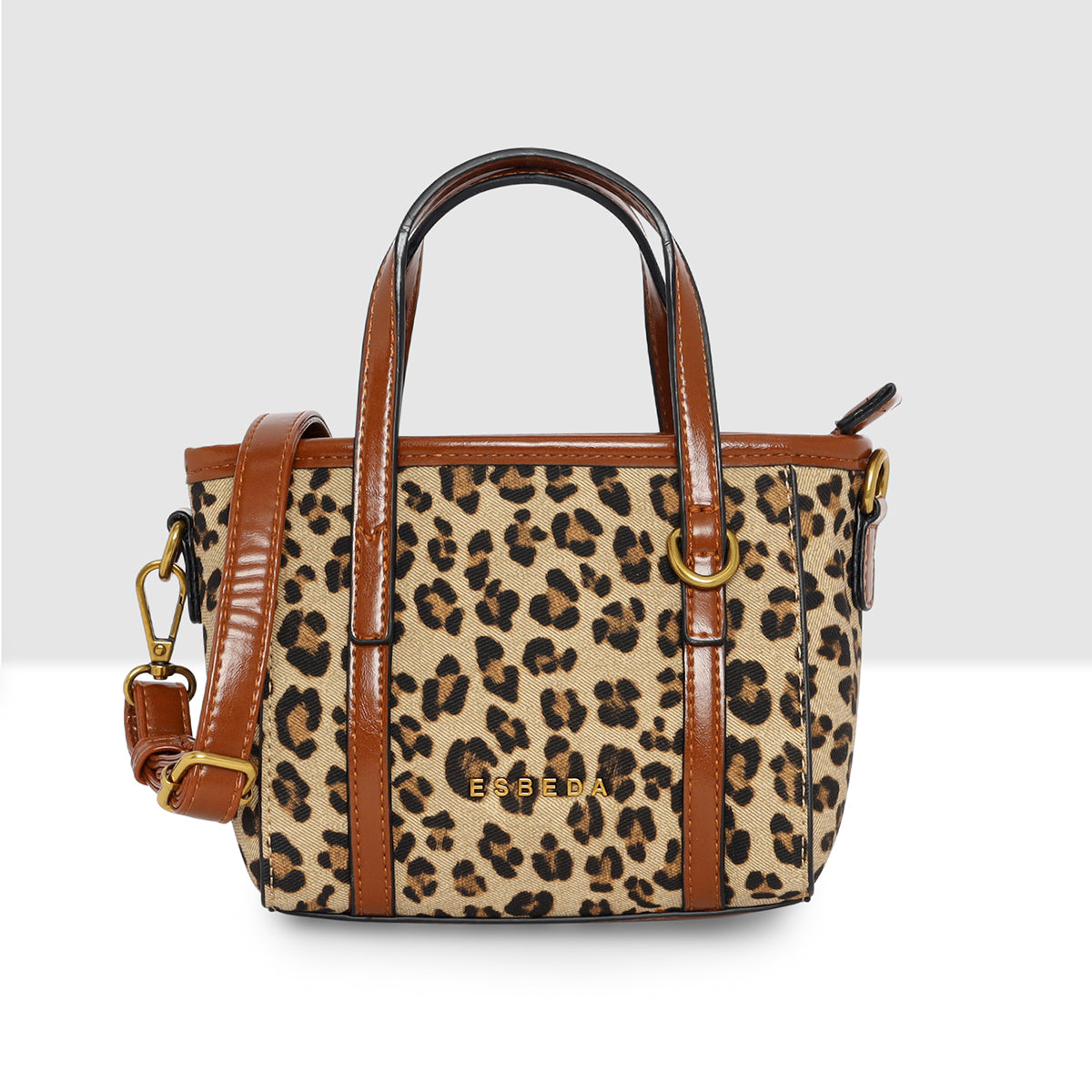 Leopard-Accent-Mini-Satchel