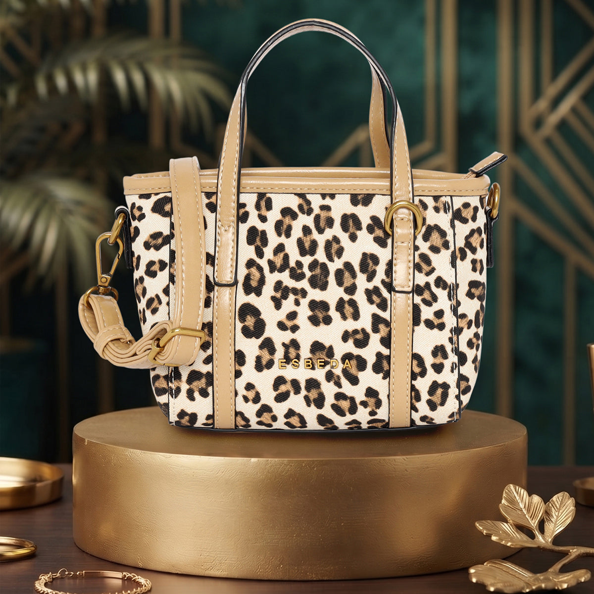 Leopard-Accent-Mini-Satchel