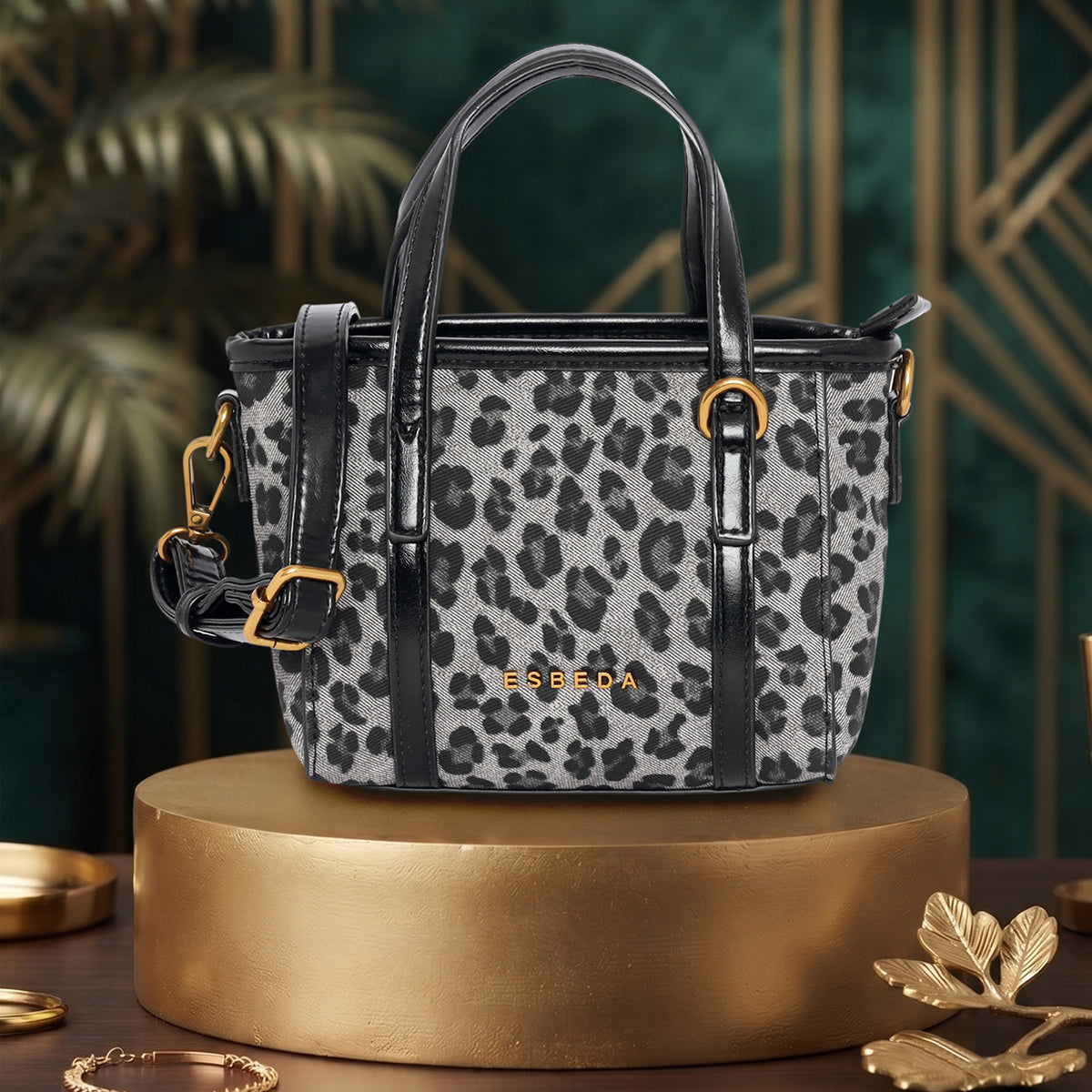 Leopard-Accent-Mini-Satchel