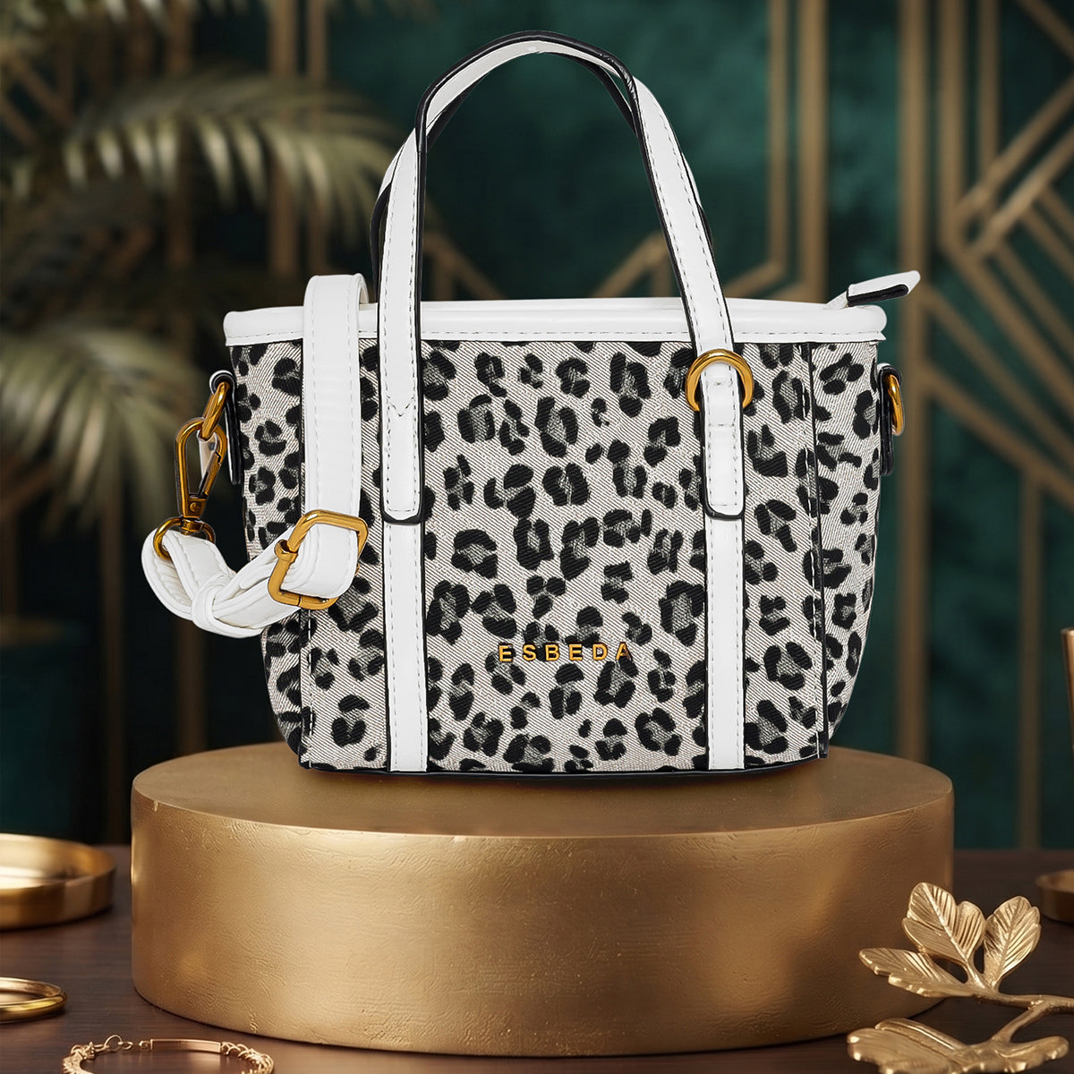 Leopard-Accent-Mini-Satchel