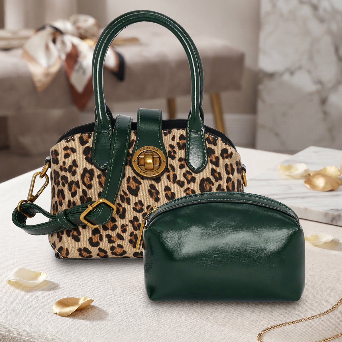 Snow Leopard Mini Handbag