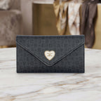 Monogram Envelope Flap Women's Wallet