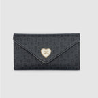 Monogram Envelope Flap Women's Wallet