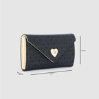 Monogram Envelope Flap Women's Wallet