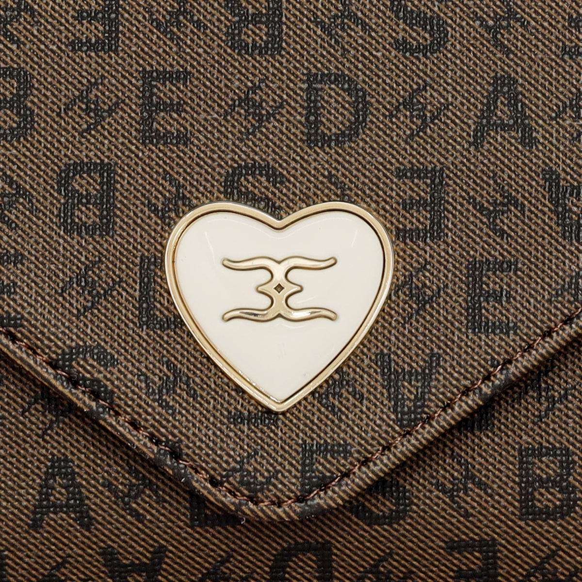 Monogram Envelope Flap Women's Wallet