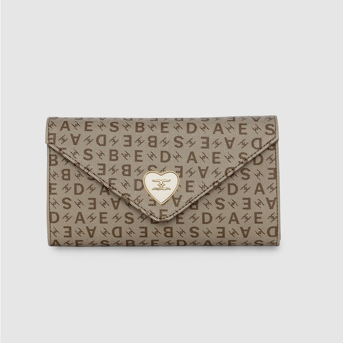 Monogram Envelope Flap Women's Wallet