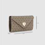 Monogram Envelope Flap Women's Wallet