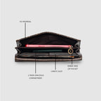 Monogram Envelope Flap Women's Wallet