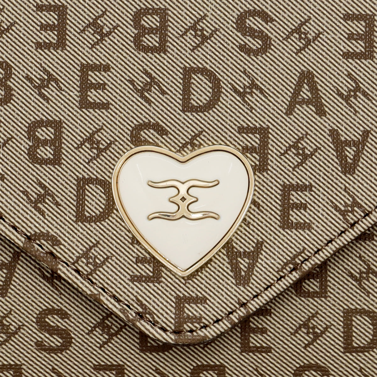Monogram Envelope Flap Women's Wallet
