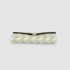 Geometric Monogram Envelope Flap Wallet