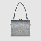Crystal Belt Top Handle Clutch