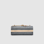 Crystal Belt Top Handle Clutch