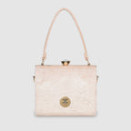 Crystal Belt Top Handle Clutch