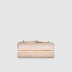 Crystal Belt Top Handle Clutch