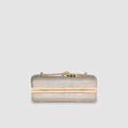 Crystal Belt Top Handle Clutch