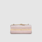 Crystal Belt Top Handle Clutch