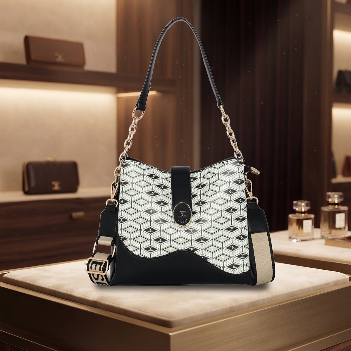 Monarque Signature Shoulder Bag