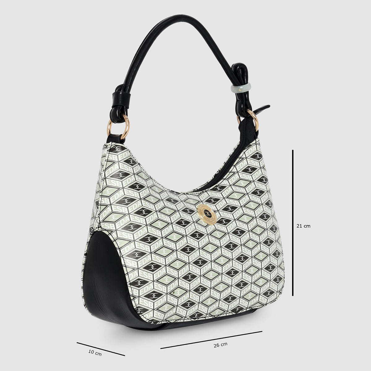 Monochrome Aura Shoulder Bag
