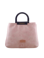 Croco Pattern Acrylic Handle Handbag For Womens