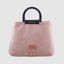 Croco Pattern Acrylic Handle Handbag For Womens