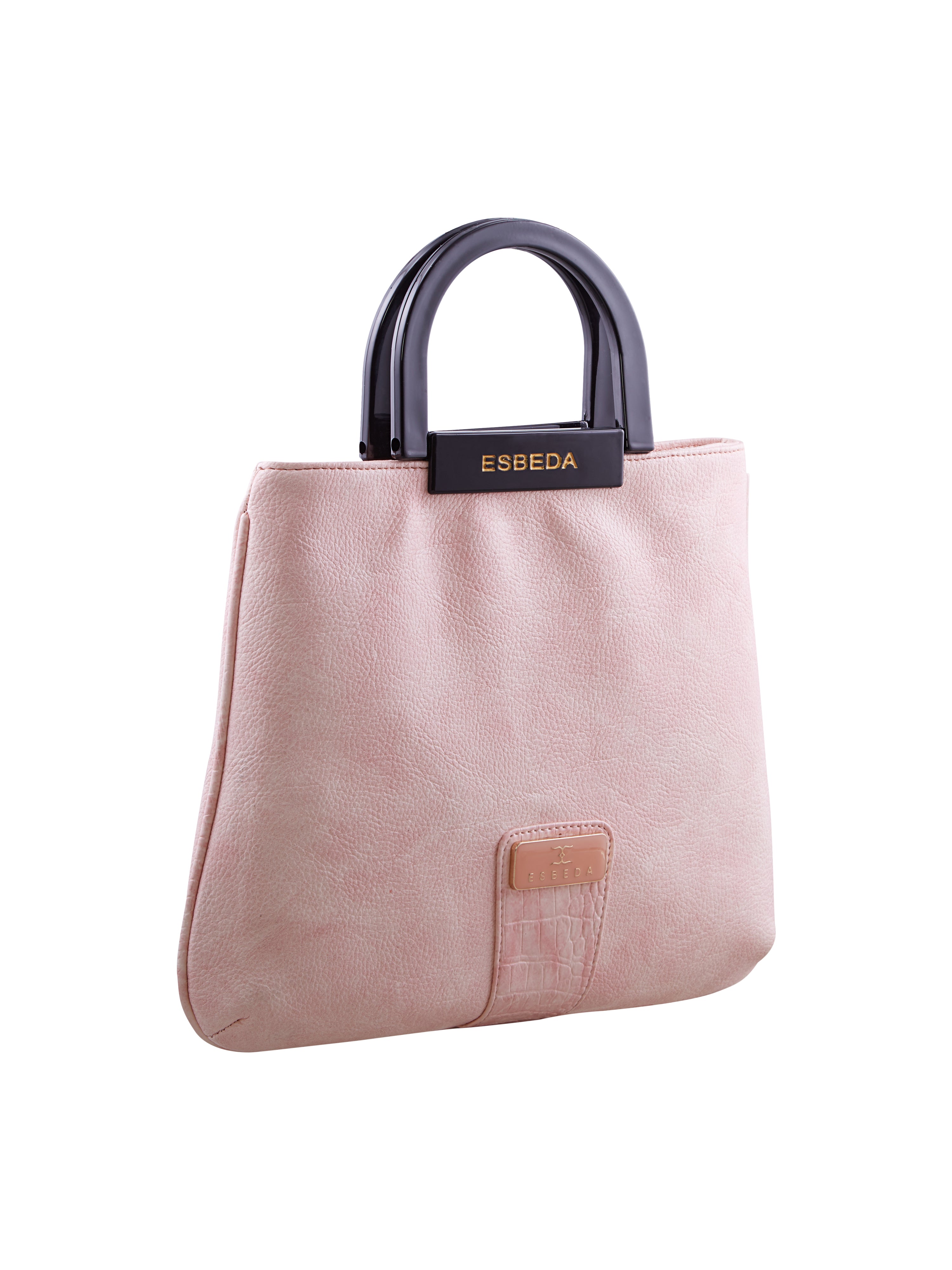 Croco Pattern Acrylic Handle Handbag For Womens Secondary image