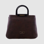 Croco Pattern Acrylic Handle Handbag For Womens