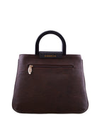 Croco Pattern Acrylic Handle Handbag For Womens