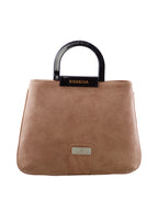 Croco Pattern Acrylic Handle Handbag For Womens