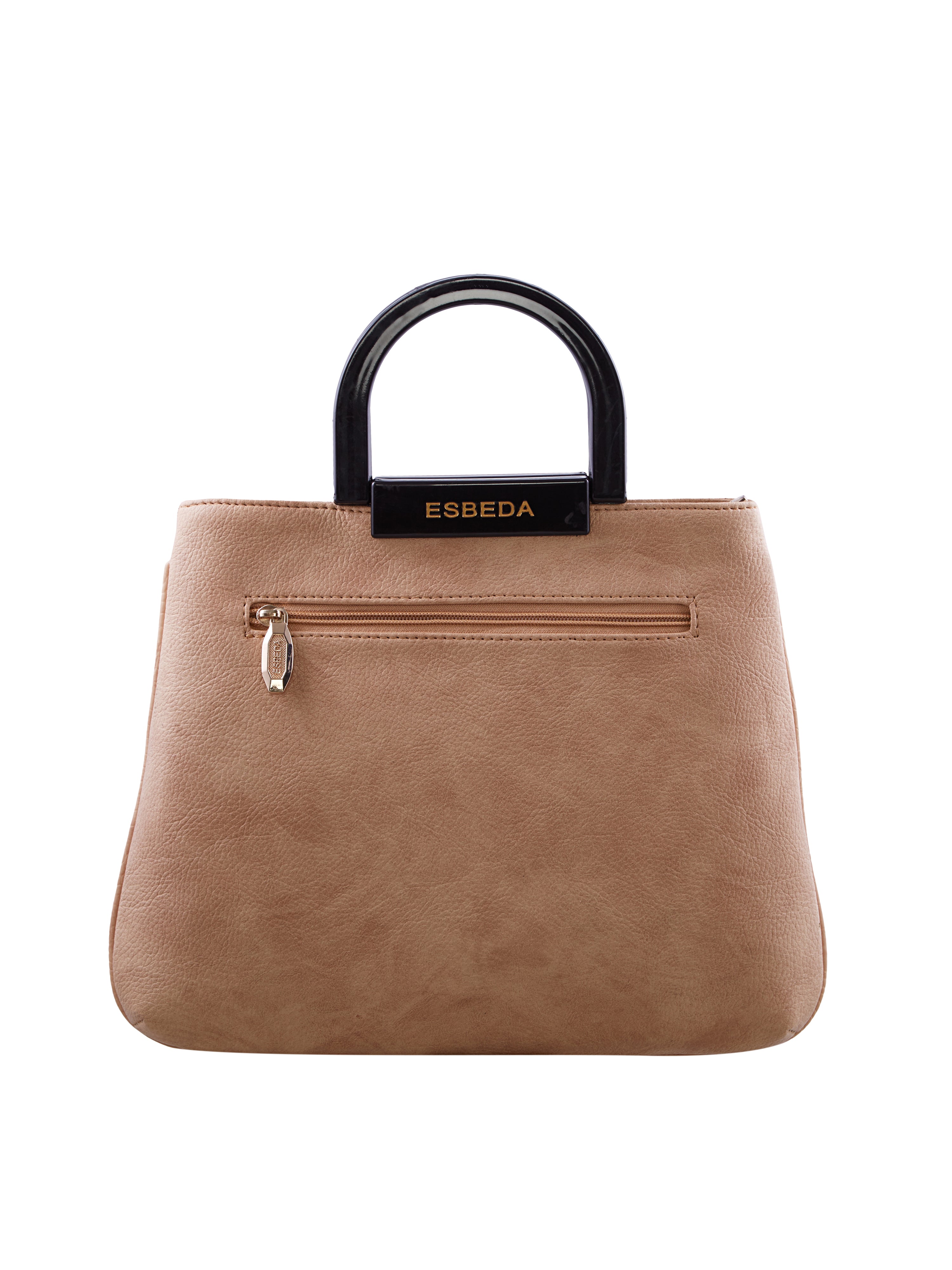 Croco Pattern Acrylic Handle Handbag For Womens
