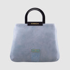 Croco Pattern Acrylic Handle Handbag For Womens