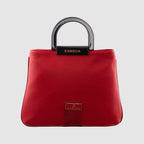 Croco Pattern Acrylic Handle Handbag For Womens