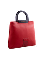 Croco Pattern Acrylic Handle Handbag For Womens