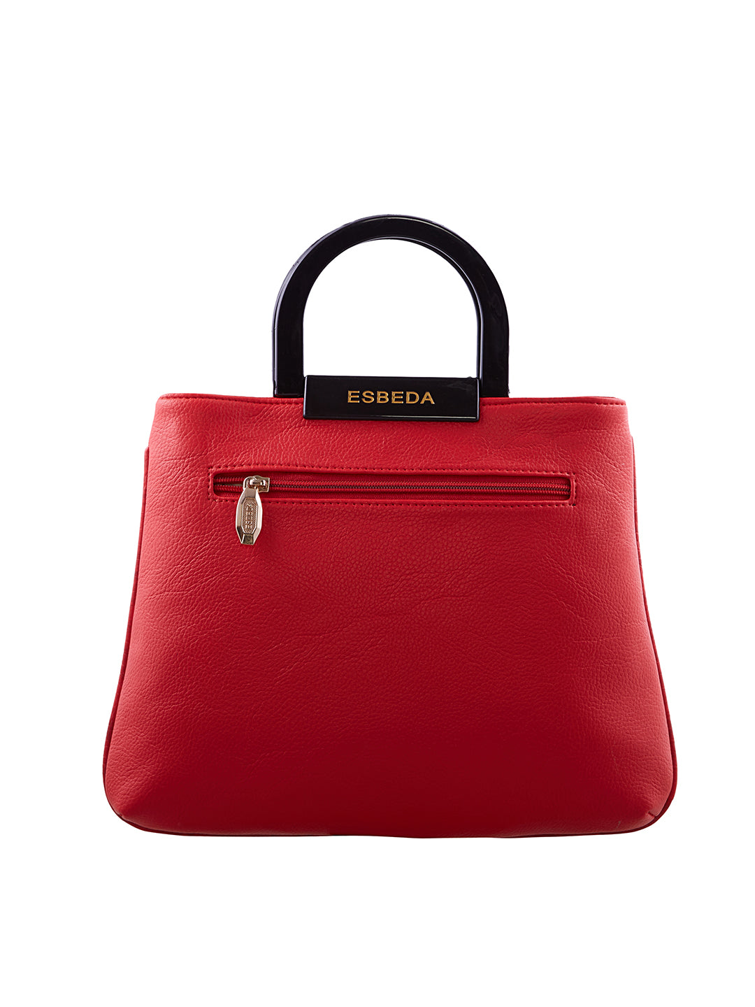 Croco Pattern Acrylic Handle Handbag For Womens
