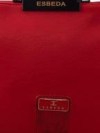 Croco Pattern Acrylic Handle Handbag For Womens