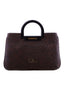 Croco Pattern Acrylic Handle Handbag For Womens