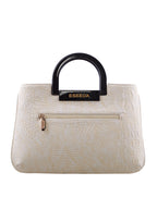 Croco Pattern Acrylic Handle Handbag For Womens