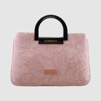Croco Pattern Acrylic Handle Handbag For Womens