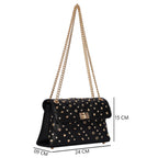 Quiltra Stud Sling bag For Womens