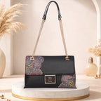 Paisley Royale Flap Handbag For Womens