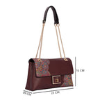 Paisley Royale Flap Handbag For Womens