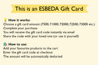 ESBEDA Gift Card – Buy Online | Instant Delivery & Easy Redemption