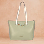 Signature Chain Tote Handbag For Womens