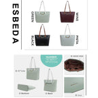 Signature Chain Tote Handbag For Womens