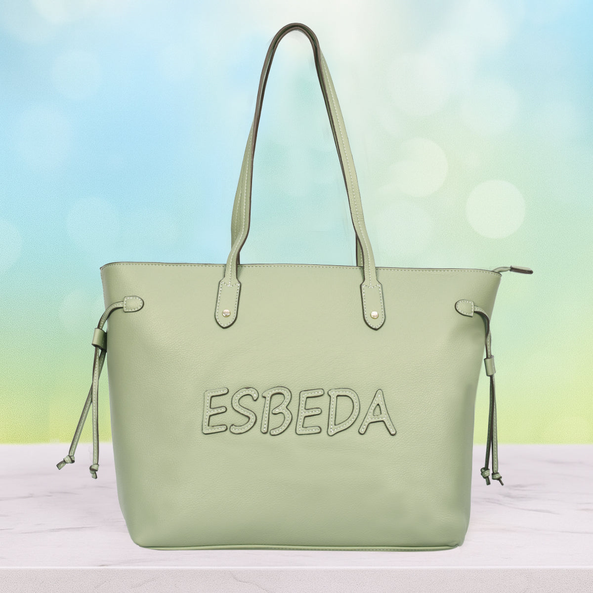 Side Knot Signature Tote Handbag For Womens