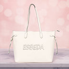 Side Knot Signature Tote Handbag For Womens